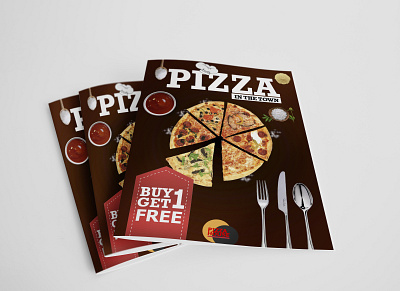 Pizza adobe photoshop branding design flat flat design flyer flyer artwork flyer design flyer template flyers graphic graphic design graphics icon