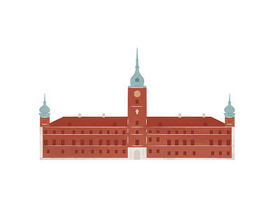 The Royal Castle in Warsaw architecture city illustration warsaw