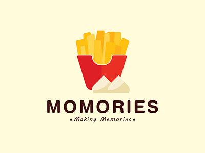 MOMORIES Logo | Fast Food Logo Design