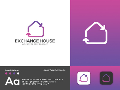 Exchange House Logo - Ecommerce Logo Design