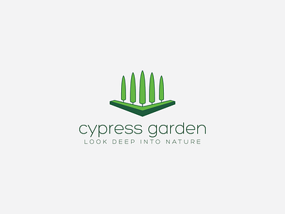 Cypress Garden Logo Design