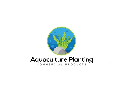 Aquaculture Planting - Logo Design abstract agriculture logo aqua aquaculture brand identity branding grass illustration logo logo design logo designer logo identity logo maker logomarks logotype minimalist logo modern logo natural logo planting trees