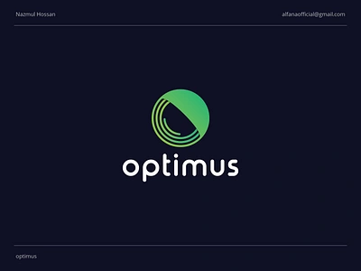 optimus - Logo Design a b c d e f g h i j k l m n o brand identity branding creative logo design eye gradient logo logo logo design logo designer logo identity logotype modern logo monogram optic p q r s t u v w x y z software symble tech ui visual identity