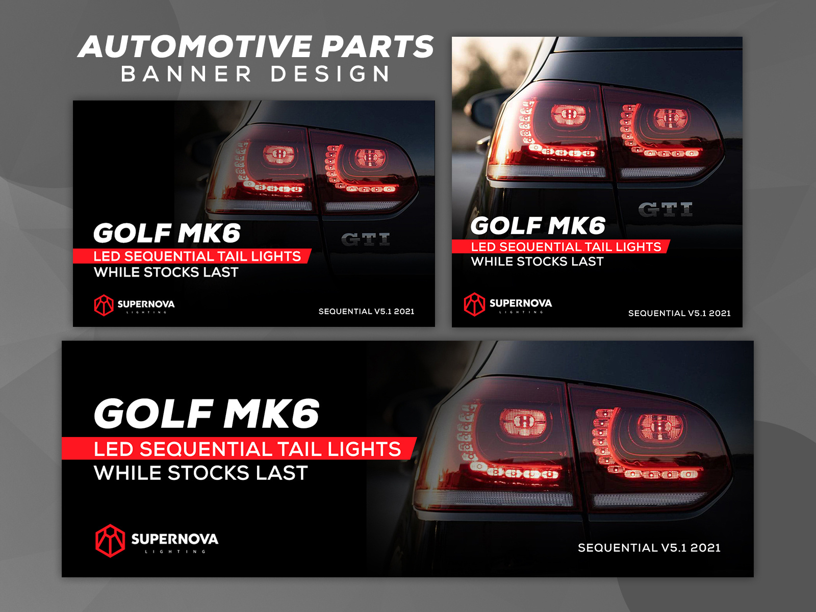 Automotive Parts - Banner Design by Nazmul Hossan | Freelance Logo