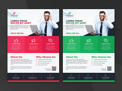Corporate Flyer Design Template a4 advertisement agency business company corporate creative flyer flyer layout leaflet marketing minimal modern poster print professional flyer real state simple template