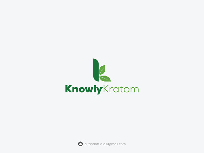 Knowly Kratom - Drug Knowledge base Logo Design Project brand identity branding creative logo design elegant icon k logo knowly kratom kratom logo design leaf logo logo design logo identity logotype mark minimalist modern logo monogram organic typography