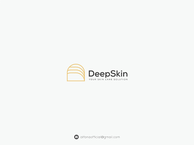 Deep Skin - Skin Care - Cosmetics - Logo Design brand identity branding care cosmetics creative logo design dermatology gradient logo logo logo design logo designer logo identity logo inspiration logo mark logotype mark minimalist logo modern logo simple logo skin symbol