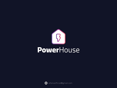 Power House Logo Design app icon automation brand identity branding gadget gradient iot it logo logo design logo identity logotype modern logo power house smart home software symbol system tech technology