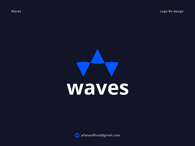 Waves - Logo Redesign a b c d e f g h i j k l m blockchain brand identity branding creative logo design crypto logo currency logo finance gradient logo logo logo design logo identity logotype metaverse modern logo n o p q r s t u v w x y x nft logo tech logo token logo w logo