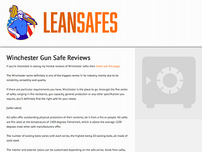Lean Safes safes winchester