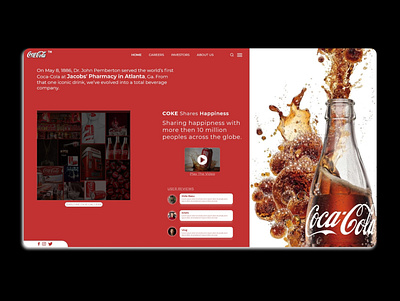 coke2 animation app branding coffee design graphicdesign illustration ui ux vector