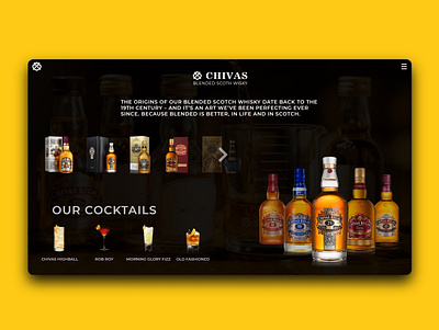 CHIVAS FINAL animation app branding chivas cocktail design graphicdesign illustration minimal ui ux vector wine