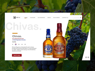 RChivas branding design minimal typography ui ux web