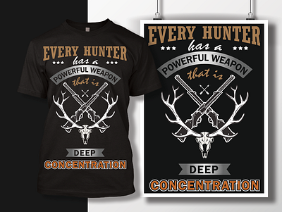 Hunting Unique t shirt design design illustration t shirt t shirt design t shirt designer