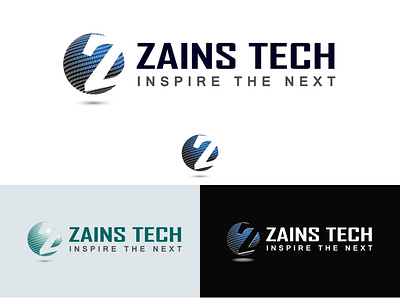 3d 'Z' tech company Branding logo card letter head cover design 3d 3d z logo business card tech logo technology technology logo z logo