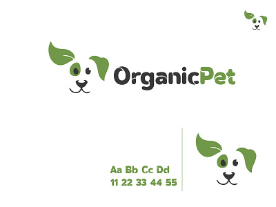 Organic Pet Food Logo Design branding cat cat logo dog dog logo illustration logo modern logo pet pet company pet logo