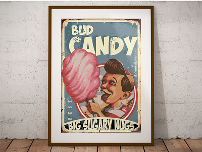 Bud Candy Poster poster design