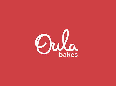 Oula Bakes Logo bake bakery brand design brand identity branding design idenity logo logo design logotype mark typogaphy typography