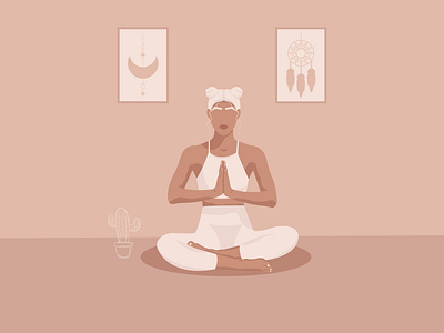 Illustration yoga