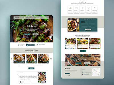 Restaurant Website Redesign case study design figma food graphic design illustration landing page online order order photoshop redesign restaurant typography ui ux website