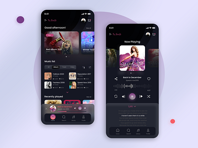 Music App Design