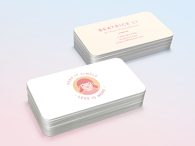 Business Card branding business card clean flat graphic id illustration information logo print