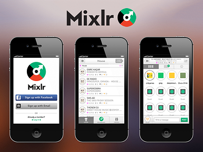 Mixlr iOS App app apple audio broadcasting ios iphone ipod mixlr social