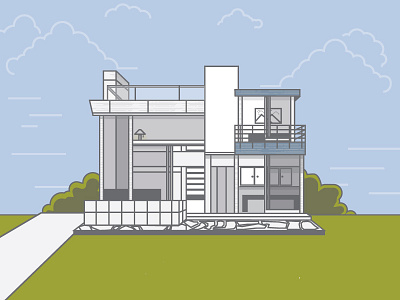 Mod Home home modern putnam style vector