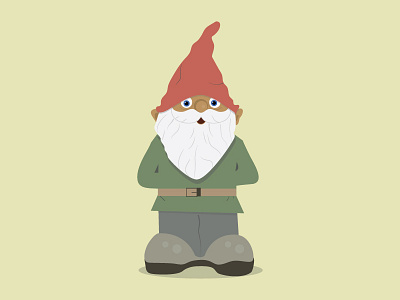 Gnome creep gnome illustration lawn vector