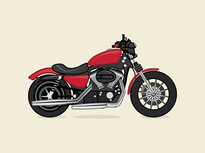Something to write a diary about illustration motorcycle vector