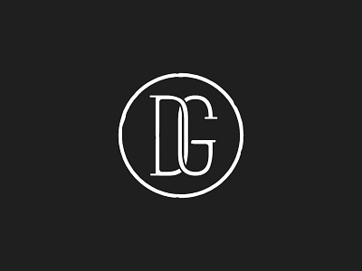 Daisy Grace Monogram brand dg font icon logo monogram photographer photography