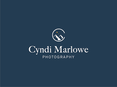 Cyndi Marlowe Photography Logo brand branding logo photo photographer photography