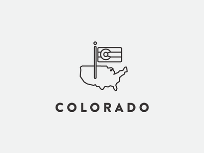 Another piece to the puzz colorado flag icon minimal