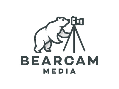 Bearcam Media Logo de oso