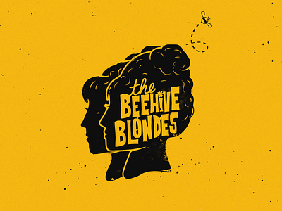 Remember Texture? bee beehive face ladies logo profile silhouette
