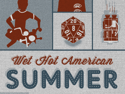 Finally filled 'em in movie poster weeee wet hot american summer