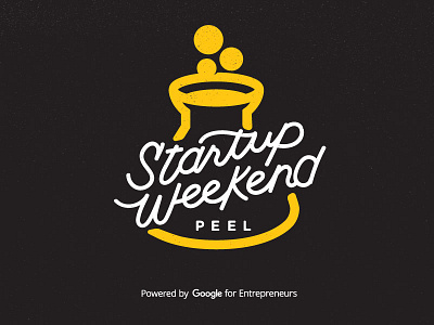 Startup Weekend 2 hackathon handlettering logo minimal monogram startup