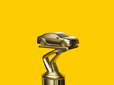 Trophy For Driving Better animation c4d cinema 4d octane octane render root insurance