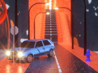 Animated Reviews - "BAD DRIVER" 3d animation c4d car cinema 4d octane octane render