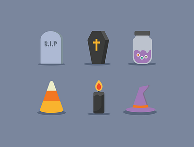 Halloween Icons set icons illustration logo vector