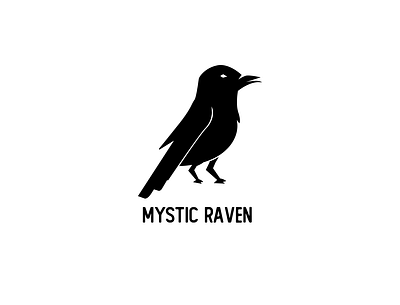 Raven branding design illustration logo vector