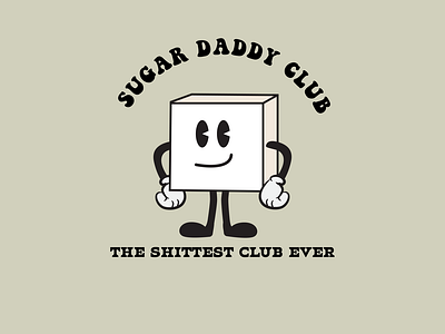 Sugar Daddy Club badge branding design graphic design illustration logo typography vector