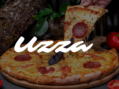 Uzza Pizzeria Logo branding design graphic design logo pizzeria