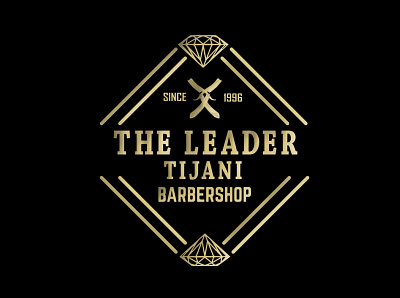 THE LEADER BARBERSHOP barbershop logo