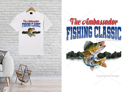 Fishing T-shirt Designs ( THE AMBASSADOR FISHING CLASSIC ) black bass fishing blask bass fish fishing fishing t shirt designs