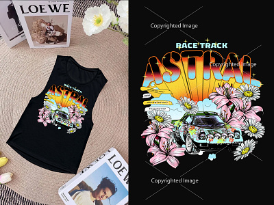 ASTRAL RACETRACK tank top 41 race car astral racetrack tank top car shirt classic race car custom car t shirt im not old im classic classic im on my way! japanimation lancia stratos merch design omw racing cars retroclassic what does that mean where are you