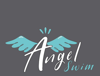 ANGEL SWIM Logo booklet design brand design branding businesscard businesscarddesign design logo sub logo