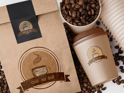 coffee-cup brand identity design graphic design