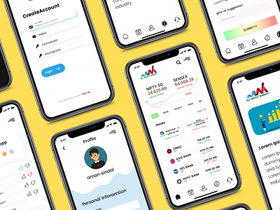 Stock Market - App Design