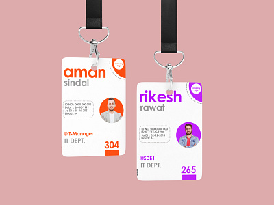 ID Card Design graphic design illustration
